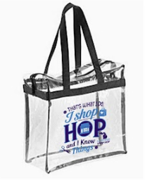 2026 All Michigan Shop Hop Clear Tote Bag