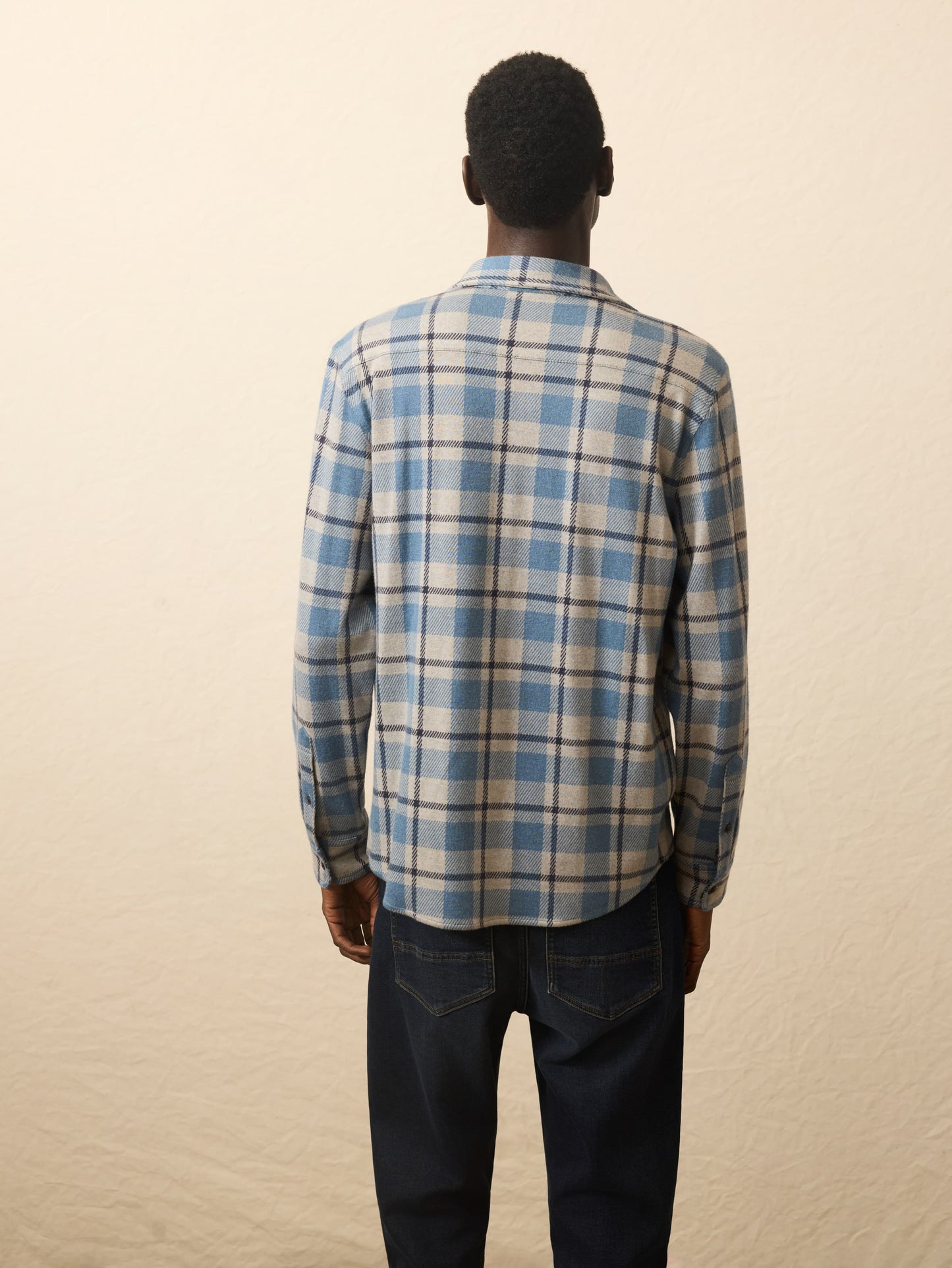 Legend™ Sweater Shirt - Overcast Ocean Plaid