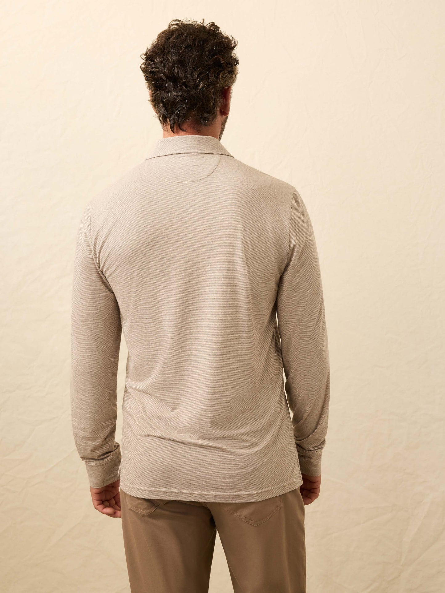 Long-Sleeve Movement™ Polo - Mountain Bark Feeder