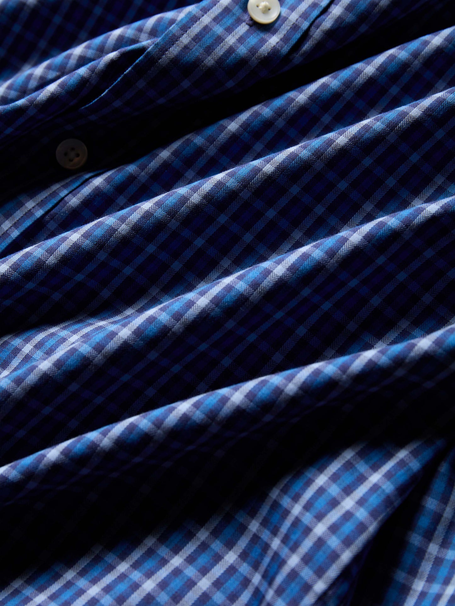 The Movement™ Shirt - Navy Feather Gingham