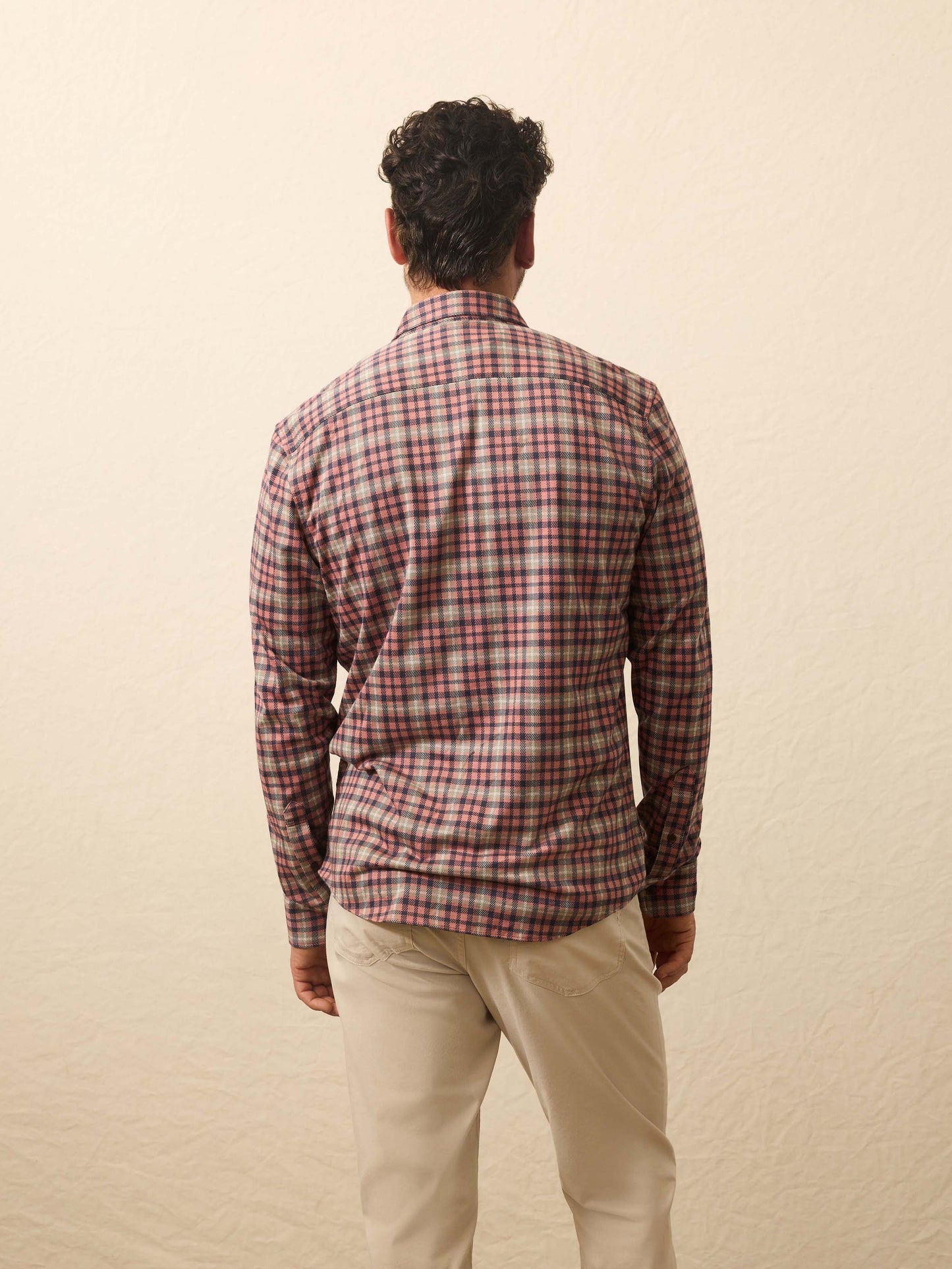Coastline Knit Shirt - Redstone Forest Plaid (Tall)