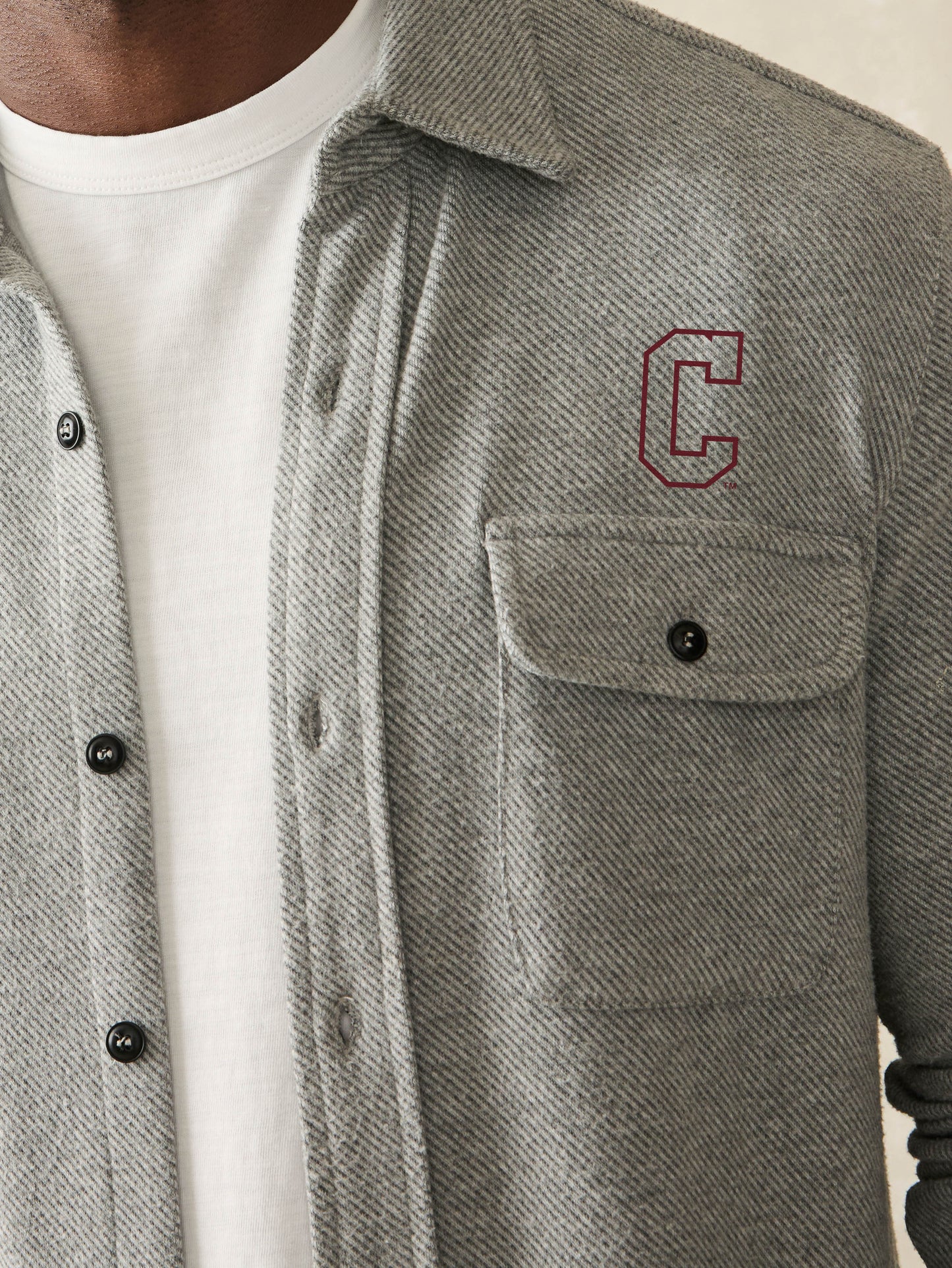 College of Charleston Legend™ Sweater Shirt - Fossil Grey Twill