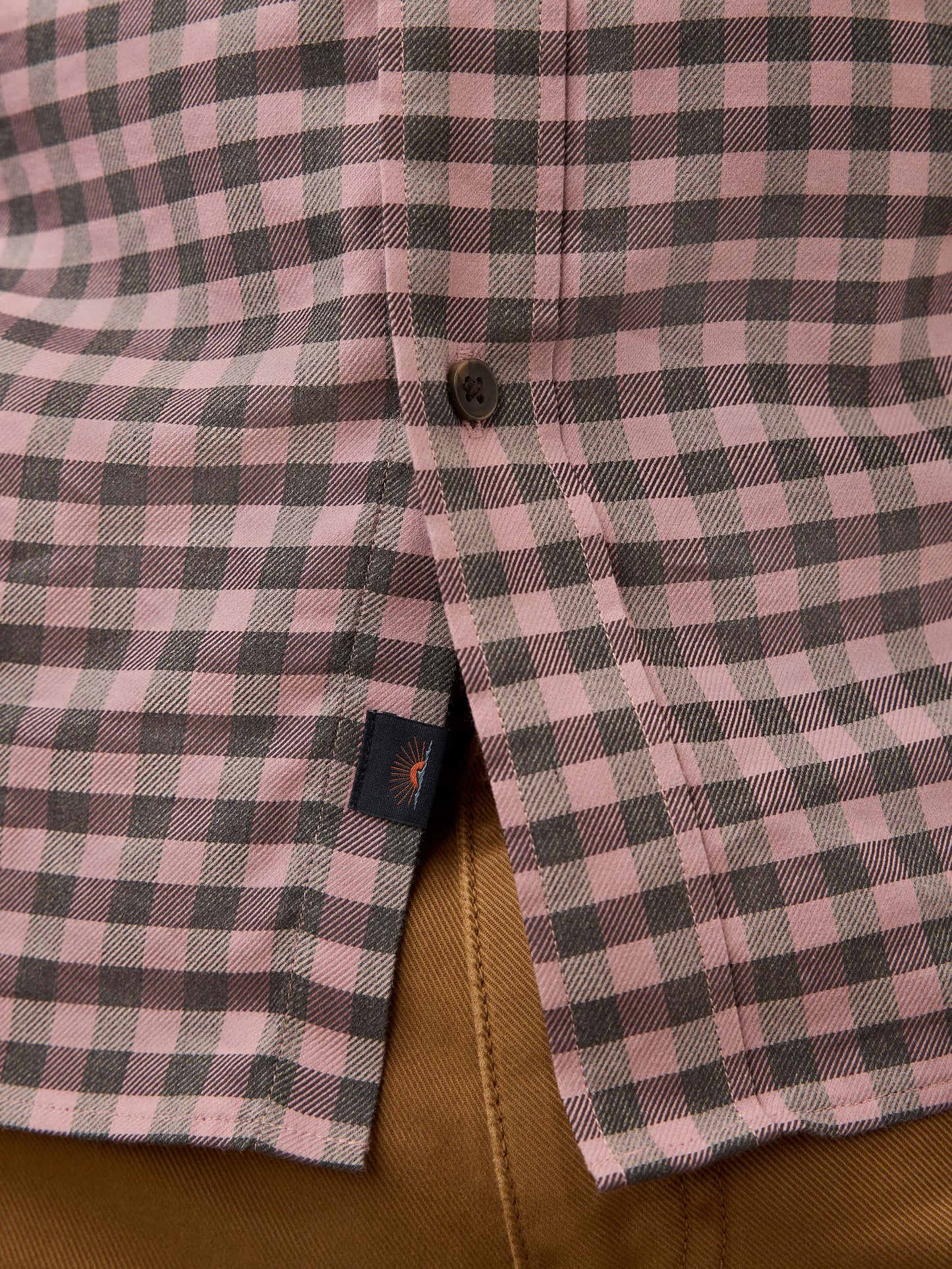 Soft Twill Movement™ Shirt - Charcoal Plum Gingham