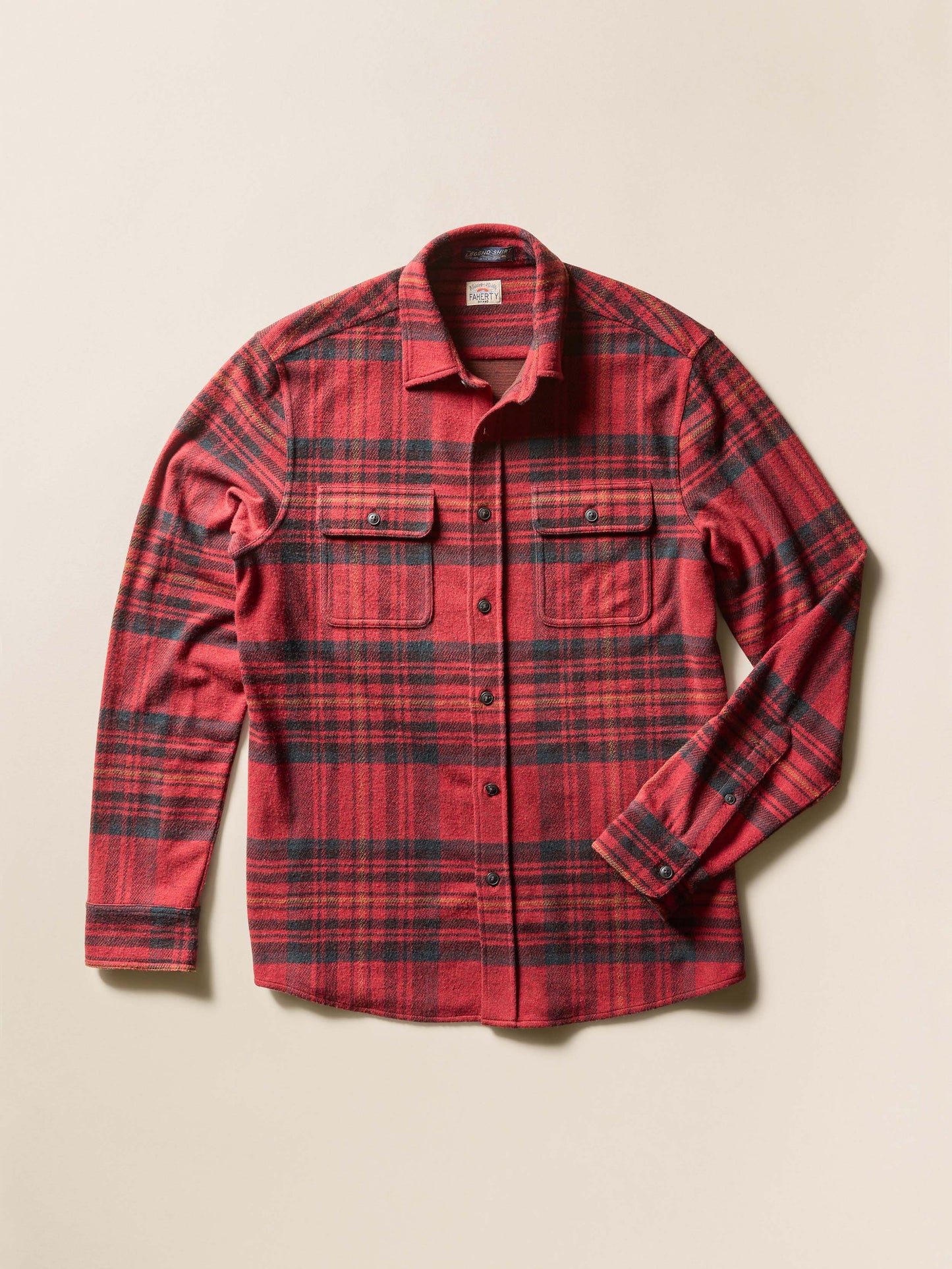 Legend™ Sweater Shirt - Red Cedar Plaid