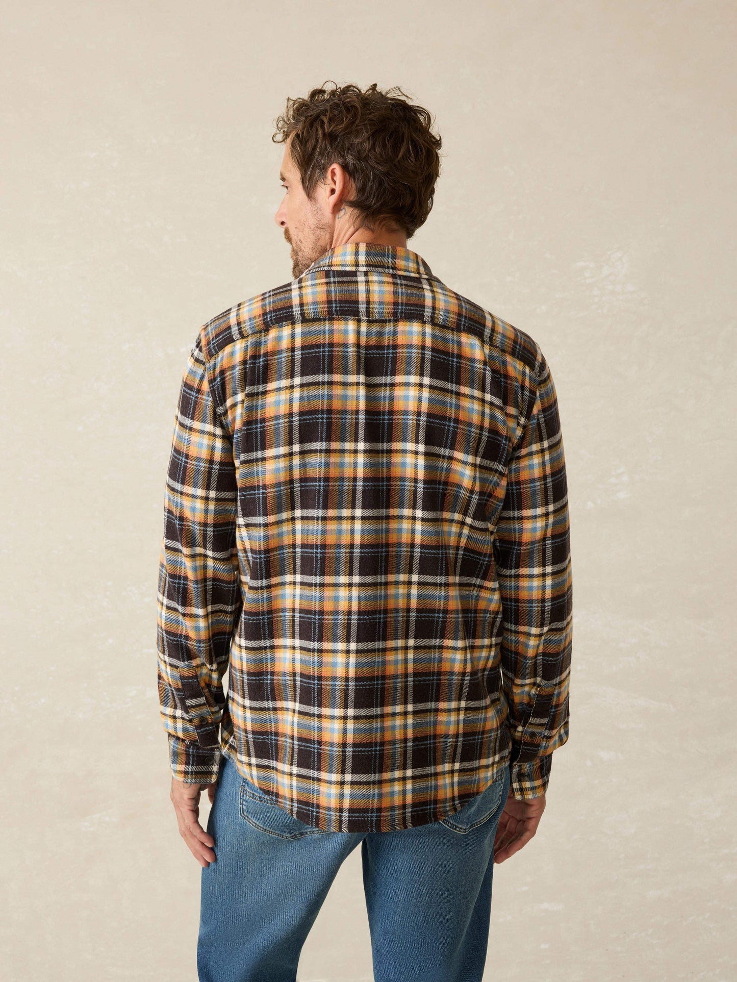 Super Brushed Flannel - Walnut Wood Plaid