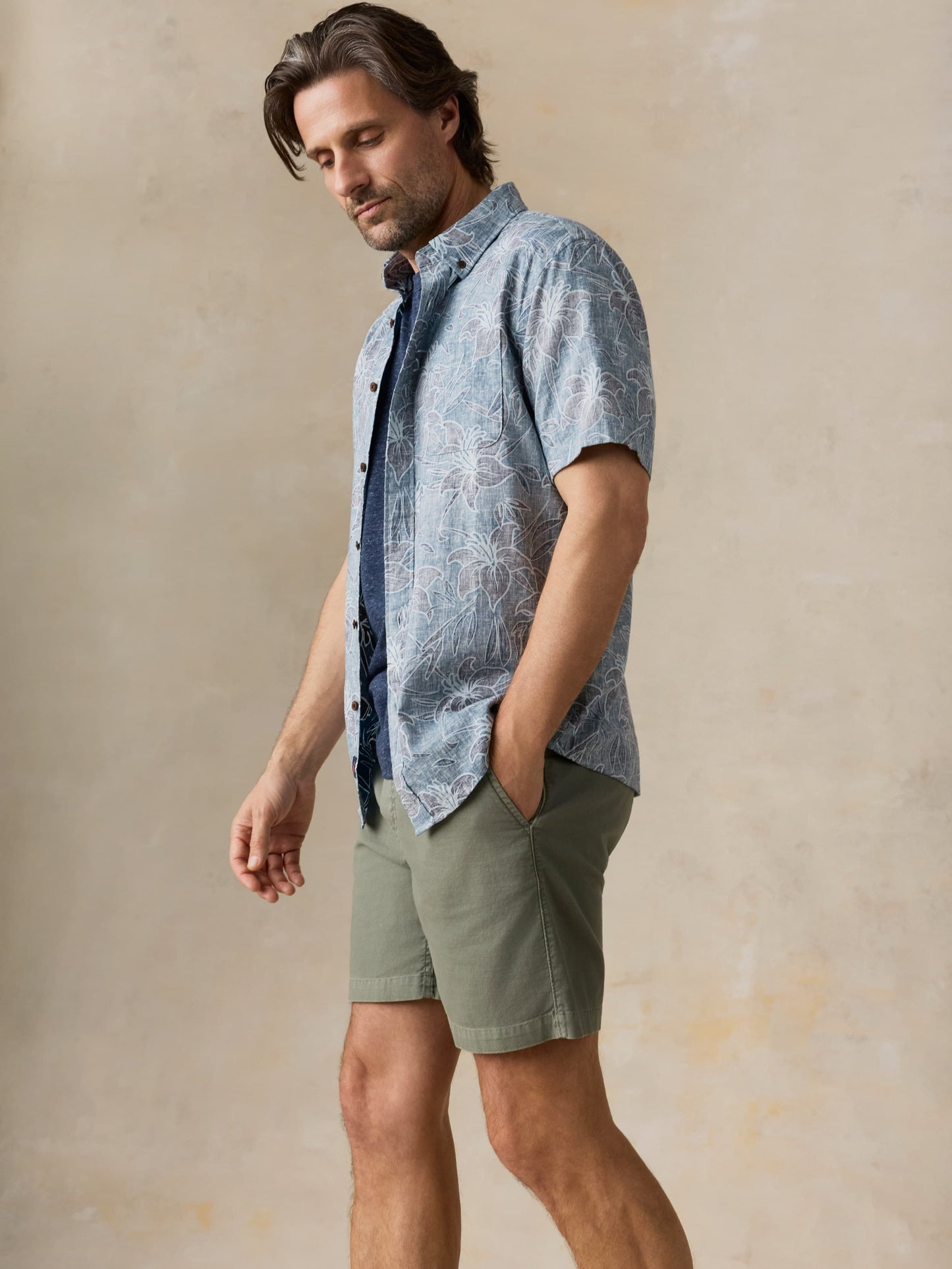 Essential Drawstring Short - Desert Olive