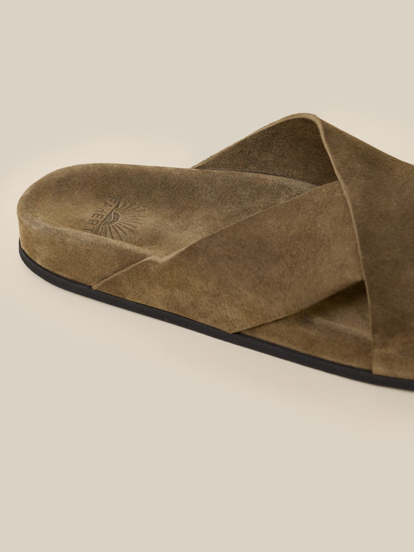 Men's Low Tide Suede Slide - Olive