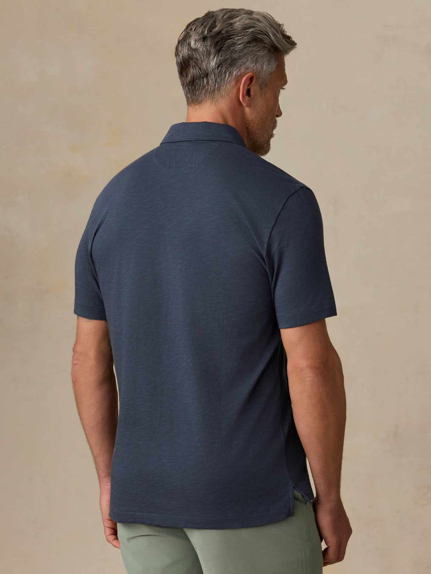 Sunwashed T-Shirt Polo - Dune Navy