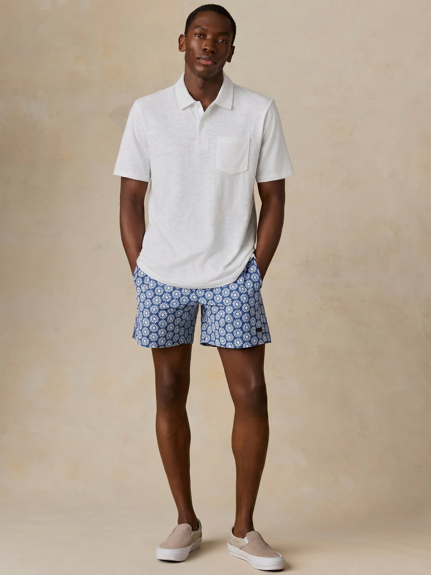 Short-Sleeve Breeze Polo - White