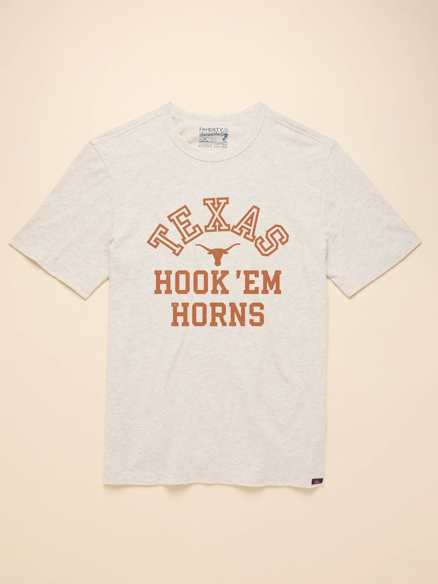 University of Texas Sunwashed Tee - Island Dune Heather