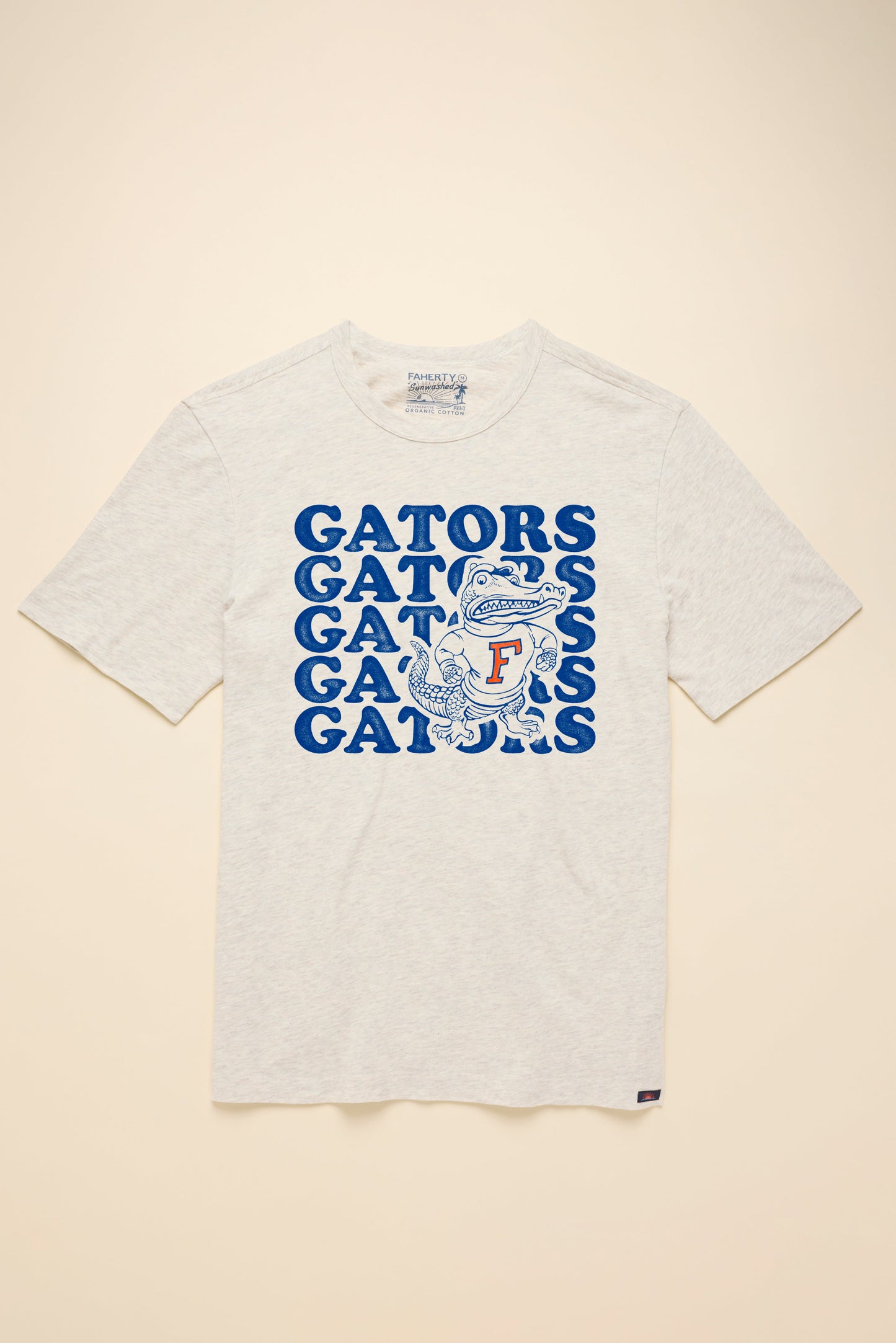 University of Florida Sunwashed Tee - Island Dune Heather