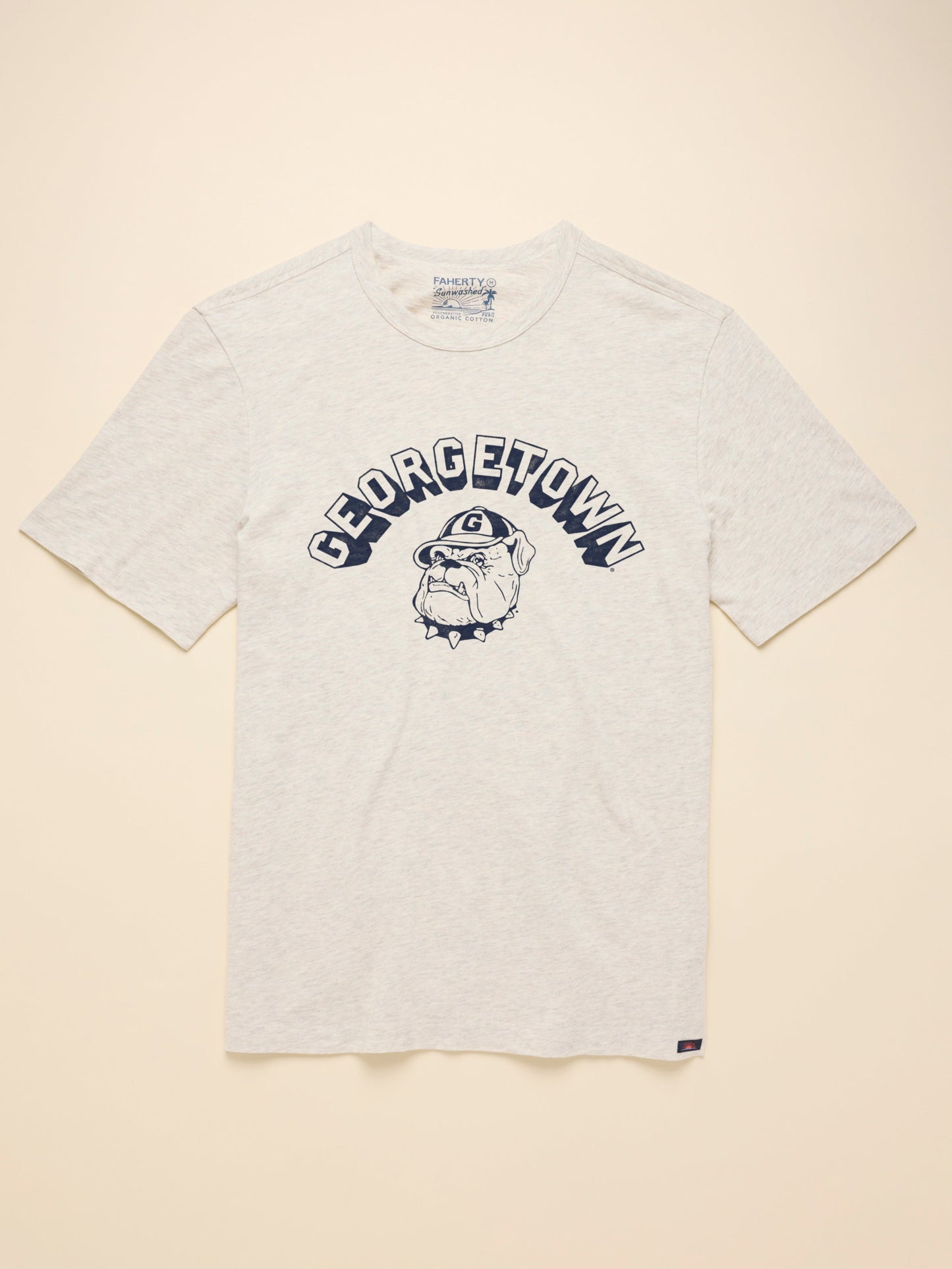 Georgetown Sunwashed Tee - Island Dune Heather