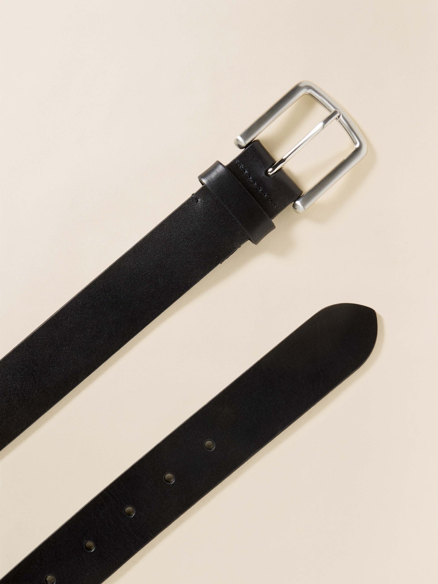 Mens Leather Belt - Black
