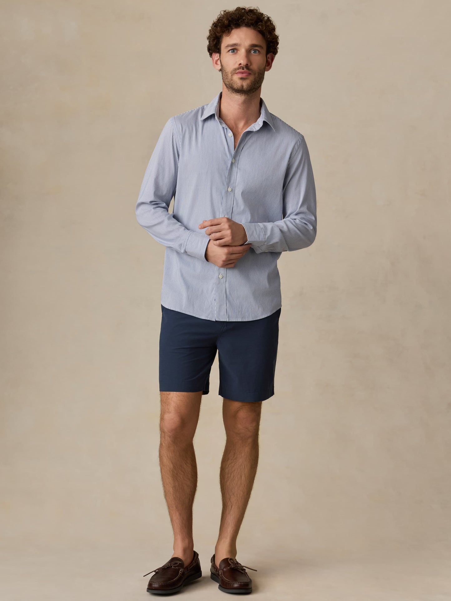 The Movement™ Shirt - Sapphire Cloud Stripe