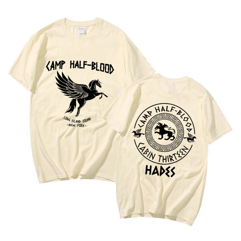 Camp Half Blood Double Sided Graphic T Shirts Men Women