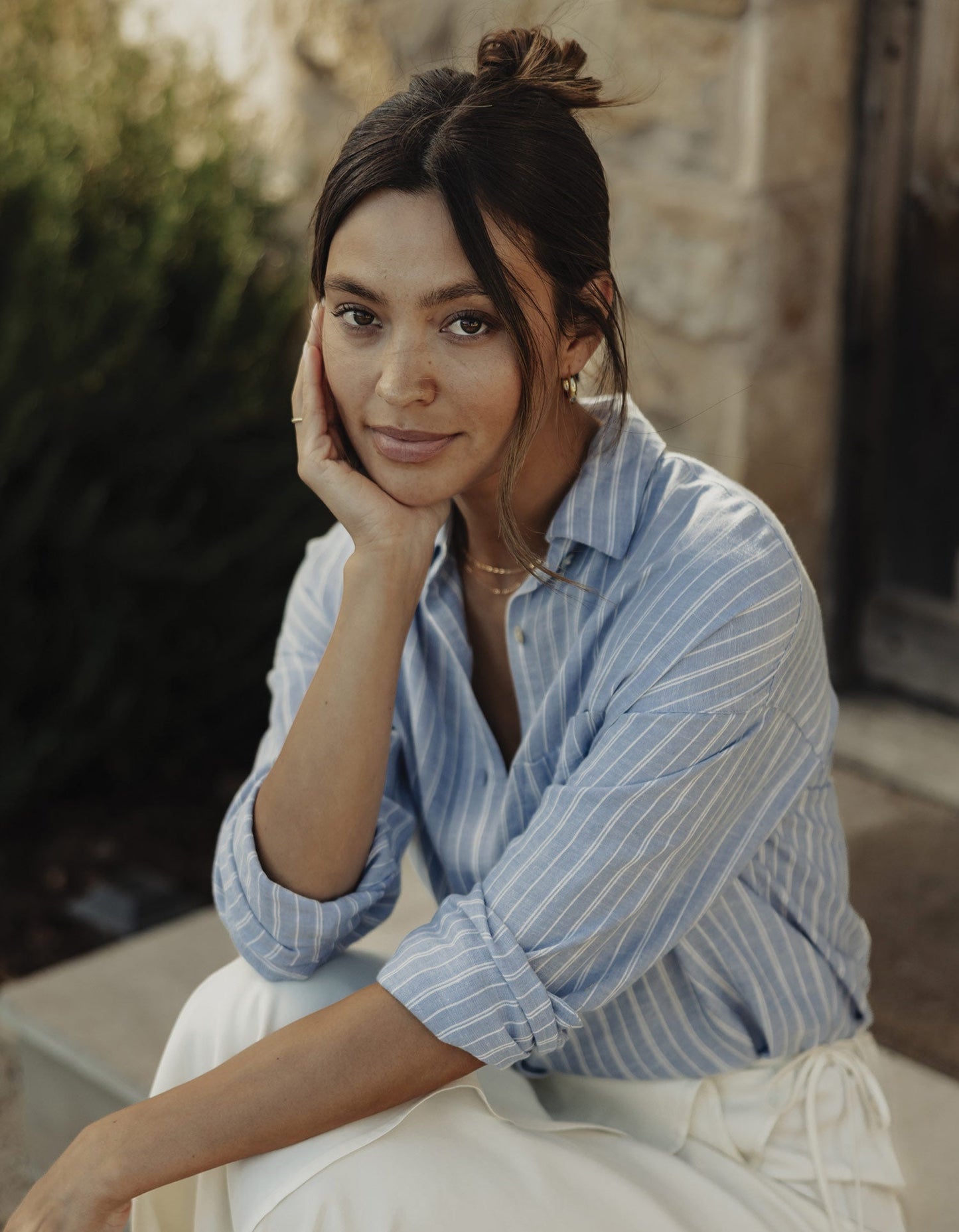 Freshwater Overshirt in Sorrento Stripe