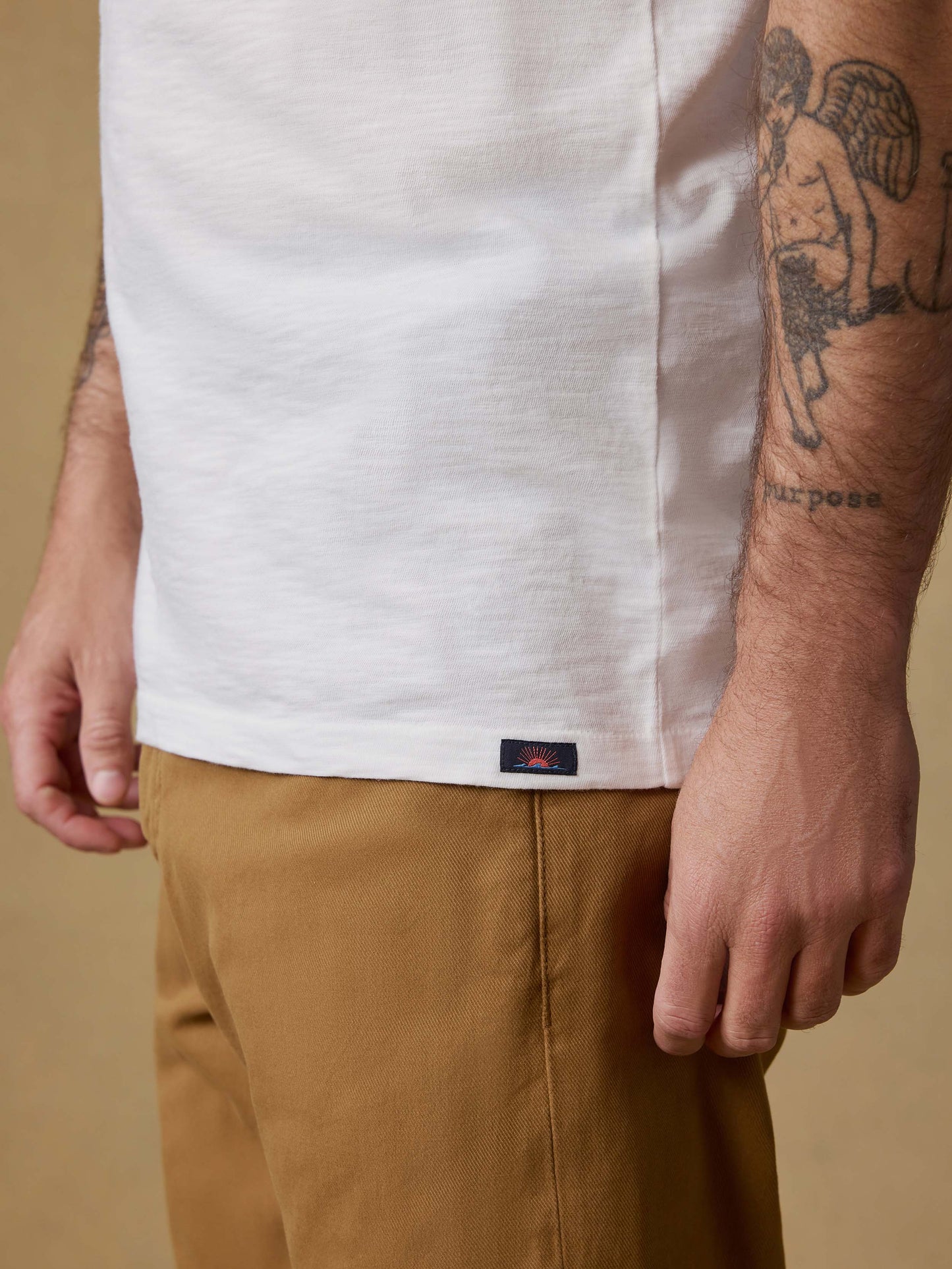 Sunwashed Regenerative Tee - White