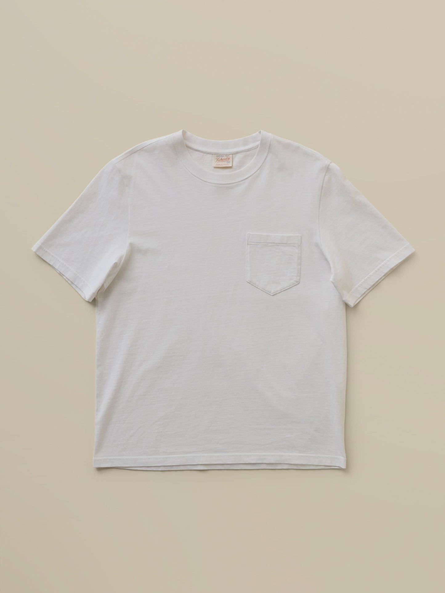 Short-Sleeve Recycled Cotton Tee - Pure White