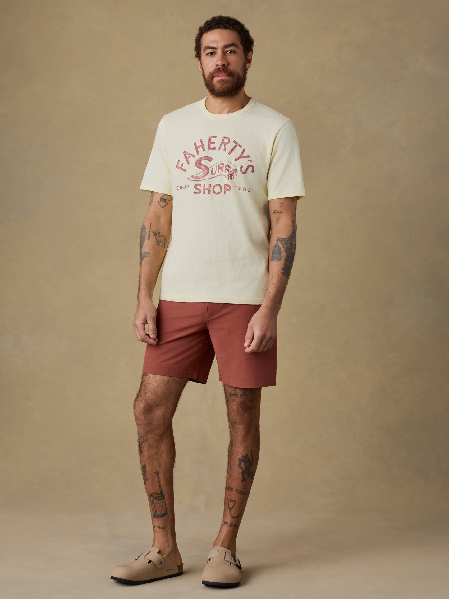 Surf Shop Sunwashed Regenerative Tee - Isle Sun