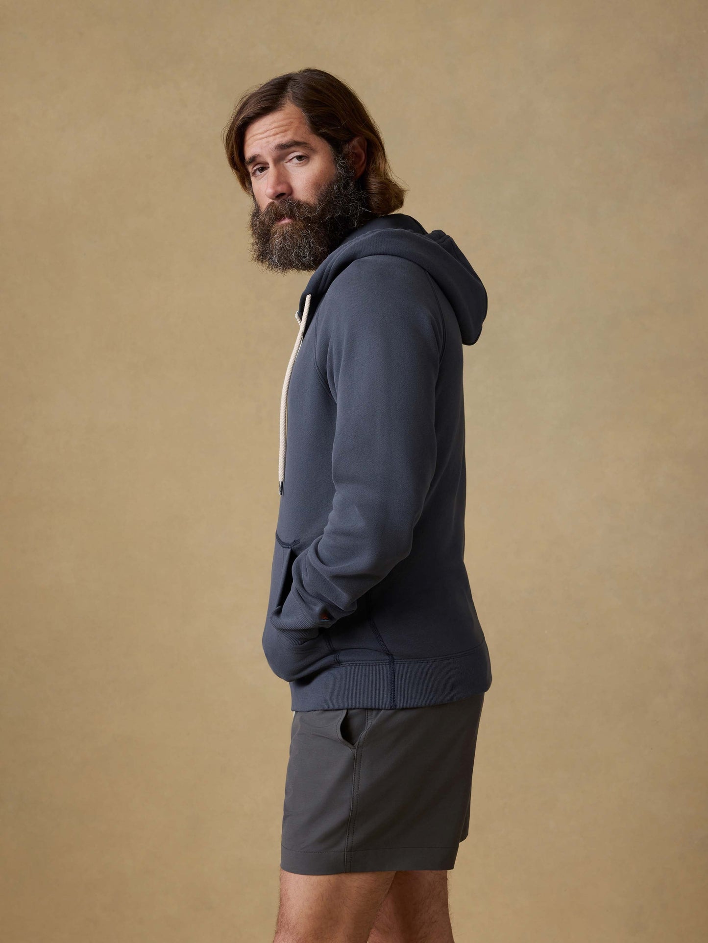High Standard Fleece Zip Hoodie - Blue Nights