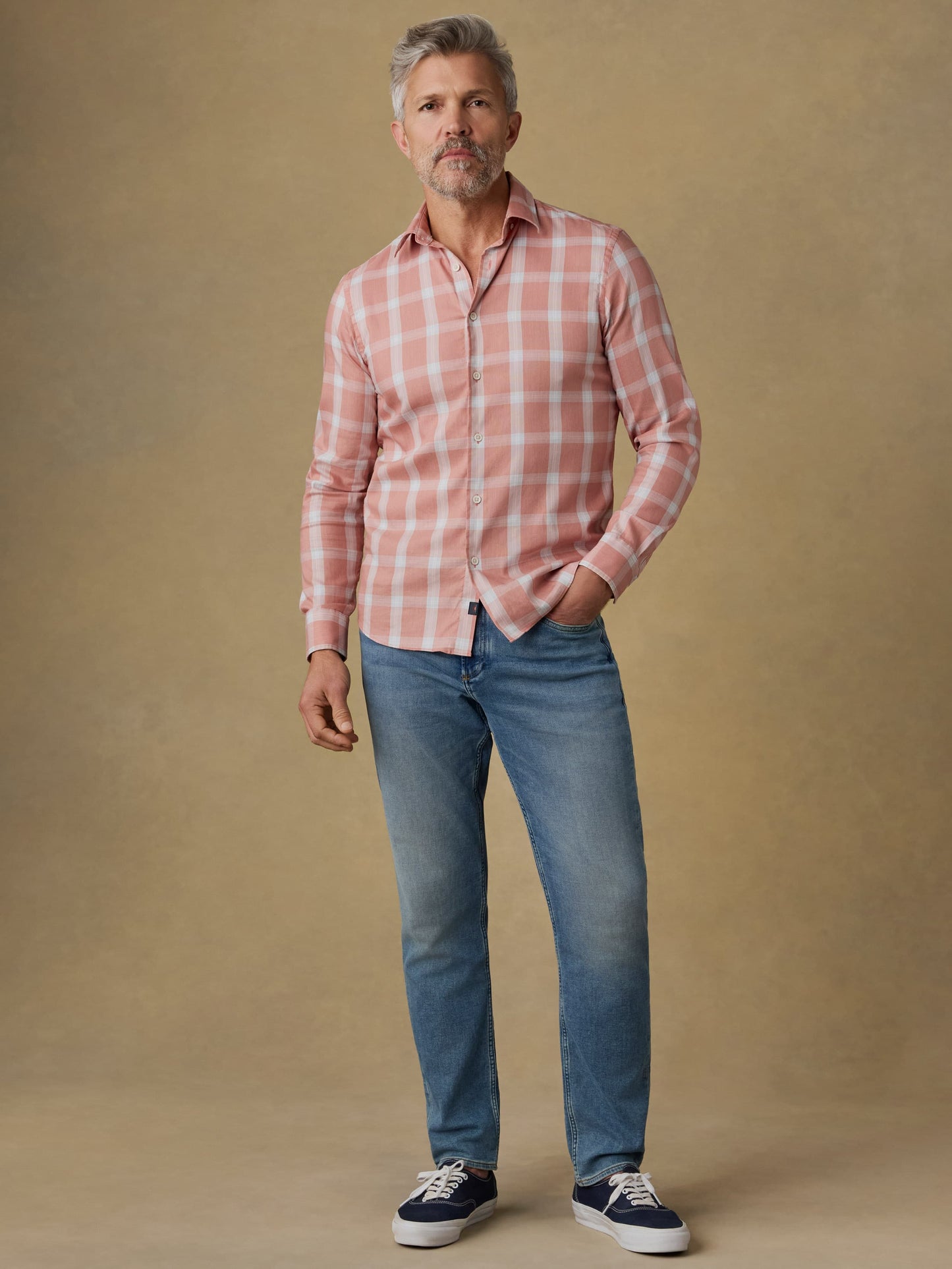 Movement™ Monterey Shirt - Desert Dust Plaid