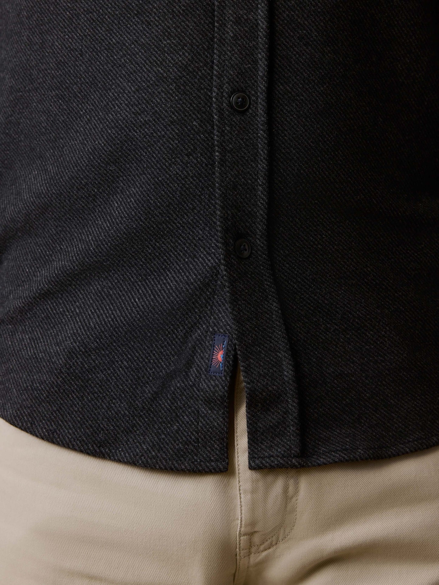 Legend™ Sweater Shirt - Heathered Black Twill