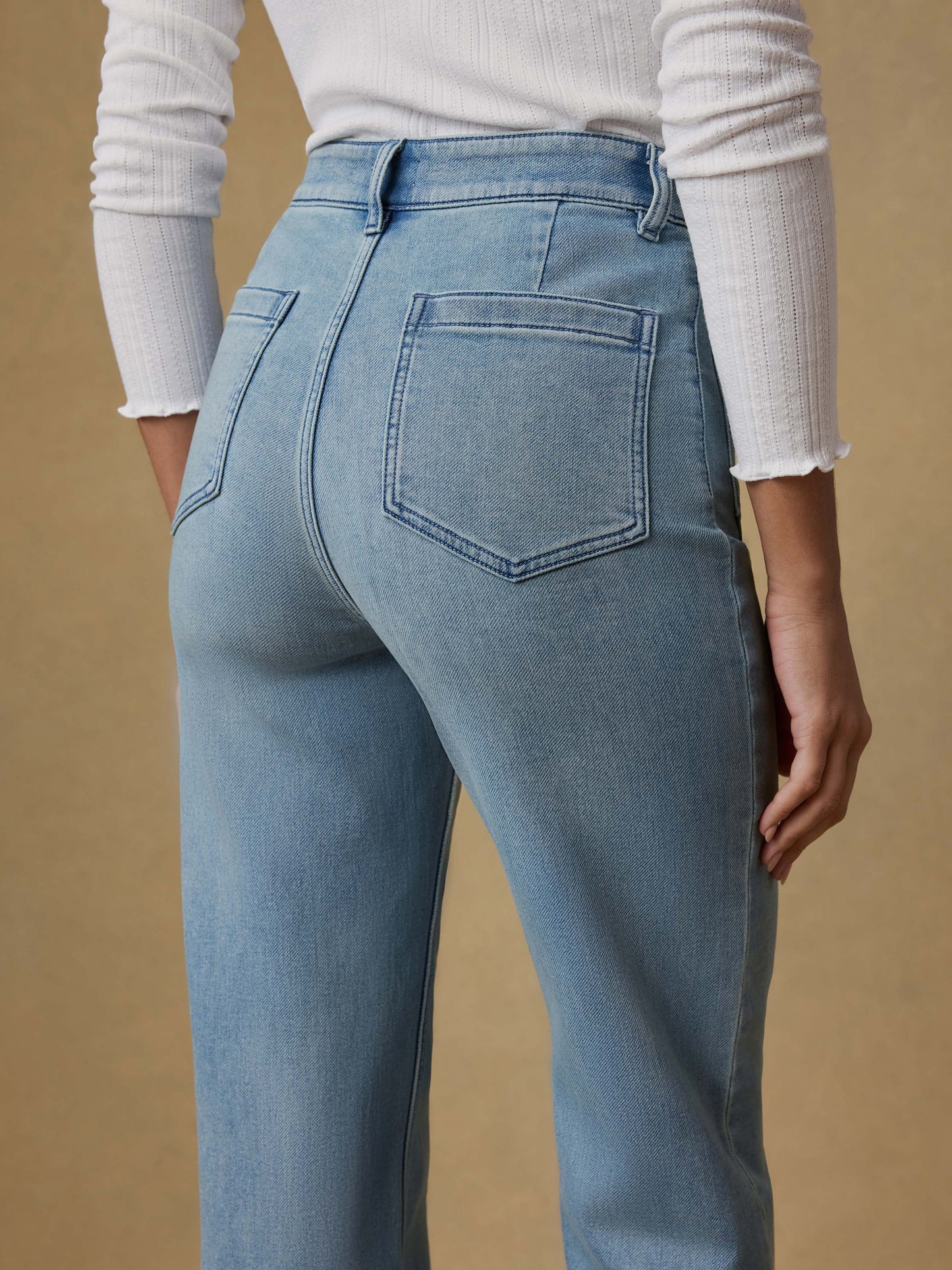 Stretch Terry Patch Pocket Pant - Eastern Shore Wash