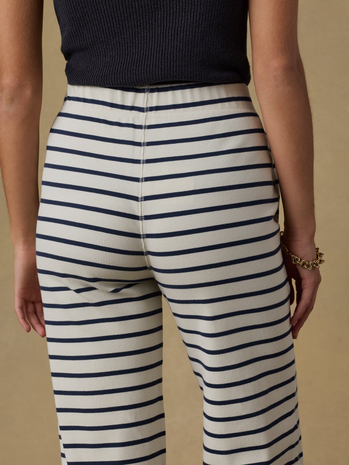Surfside Rib Pant - Salt Air Stripe