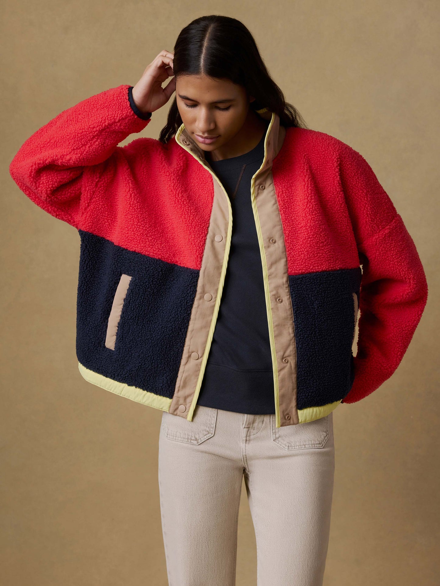 Fireside Fleece Jacket - Campfire Sunset