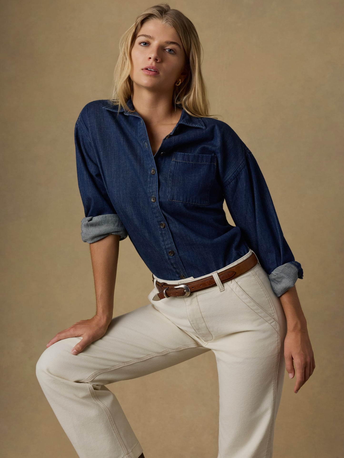 Sunfair Denim Shirt - Dark Sea Wash