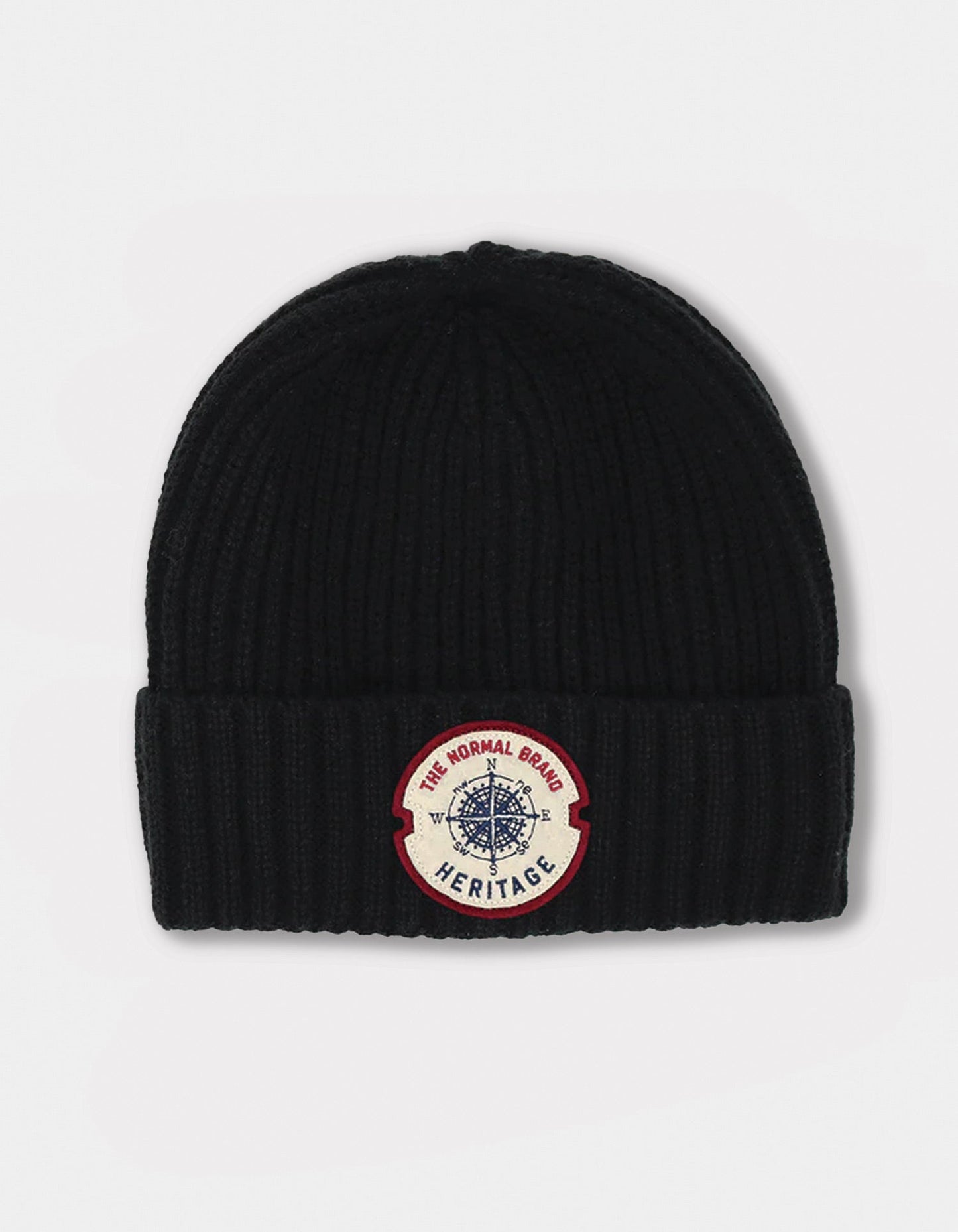 Cable Knit Beanie in Black