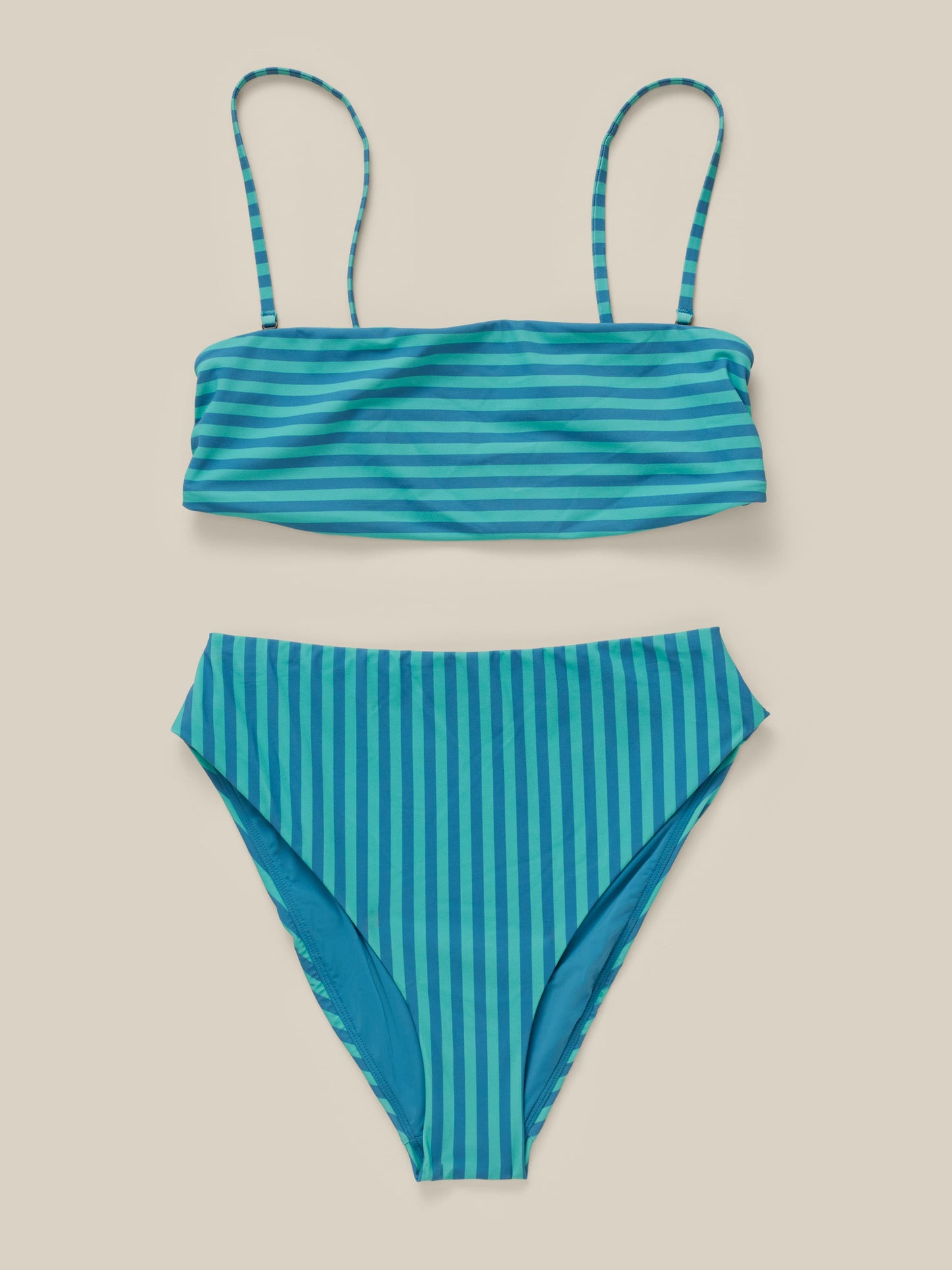 Riptide Top - Sea Blue Stripe