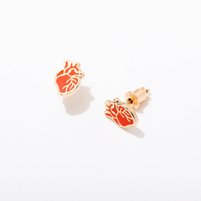 Anatomical Heart Studs