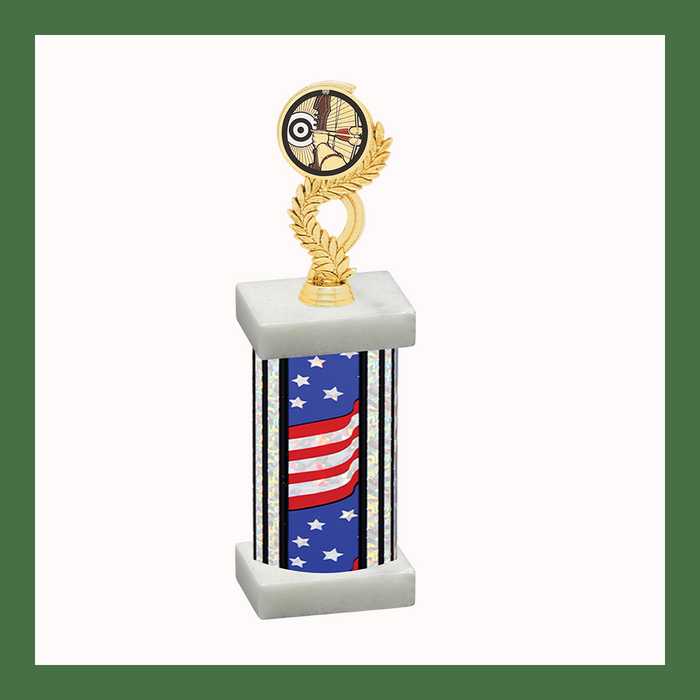 Archery Mylar Column Trophy