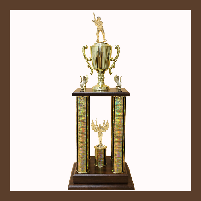 Baseball, Softball, & T-Ball Four Poster Trophy