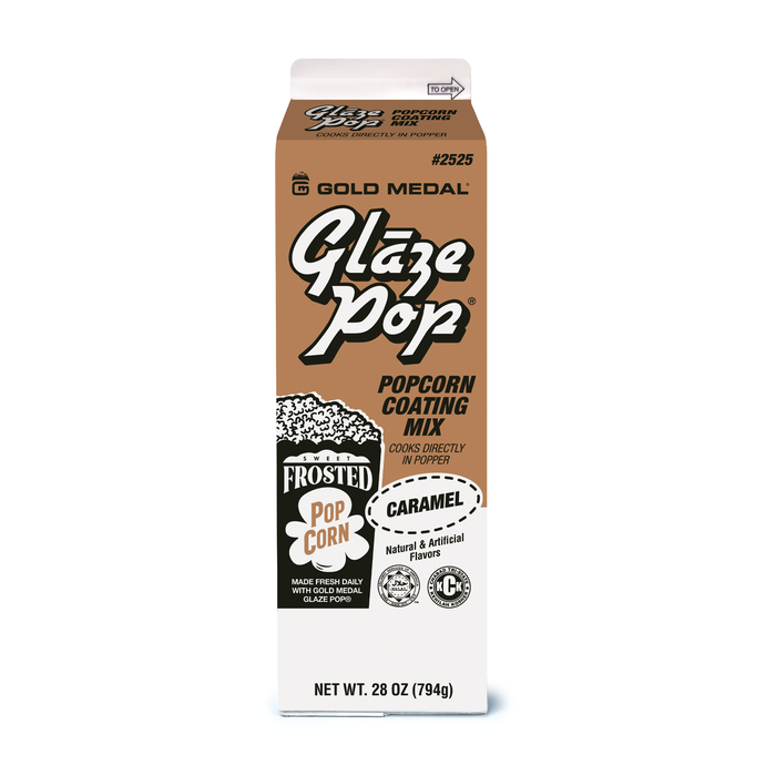 28-ounce carton of Caramel Glaze Pop