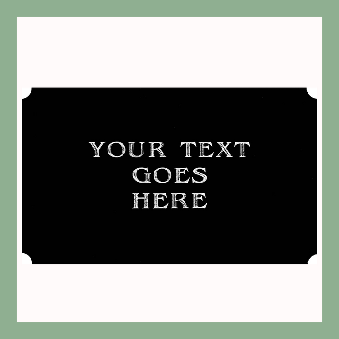 Custom Size | Black Aluminium Notched Plates