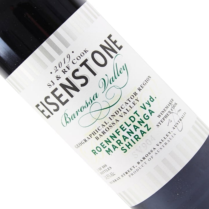 Eisenstone, Roennfeldt Vineyard, Marananga SV904 Shiraz 2019