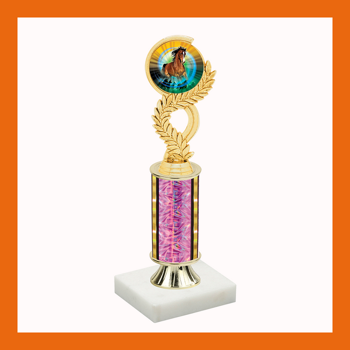 Equestrian Mylar Riser Trophy