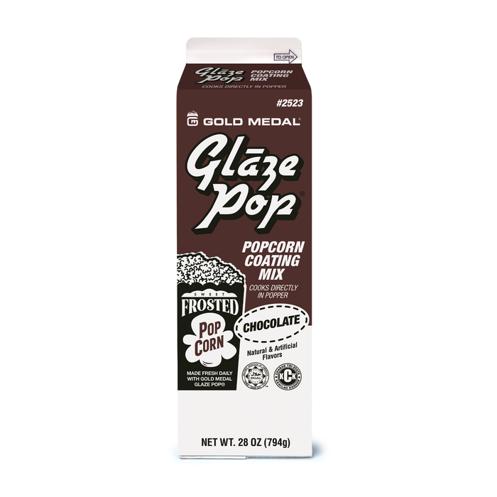 28-ounce carton of Chocolate Glaze Pop