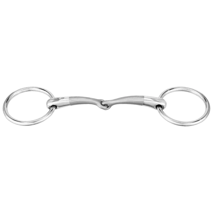 Herm. Sprenger satinox bradoon single jointed stainless steel 40261