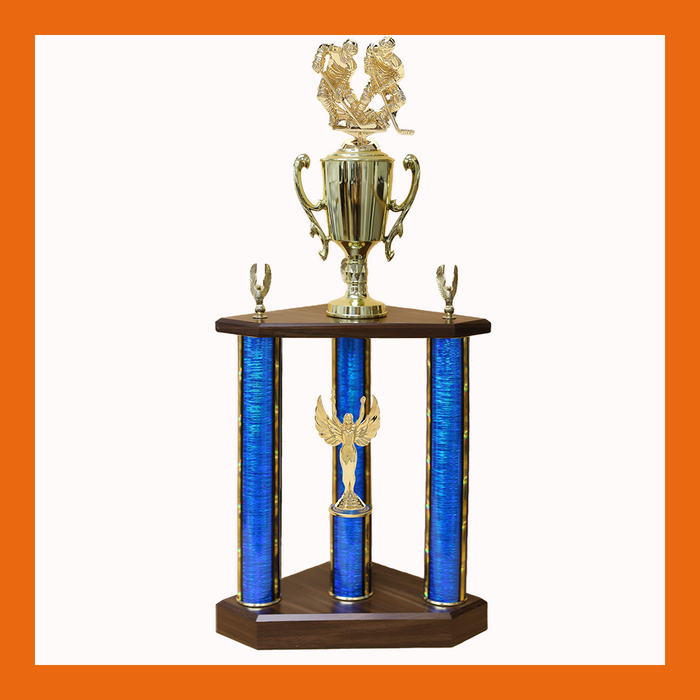 Hockey Three Poster Trophy