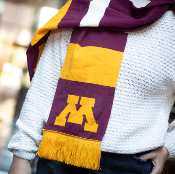 Knit M Stripe Scarf - Market Exclusive