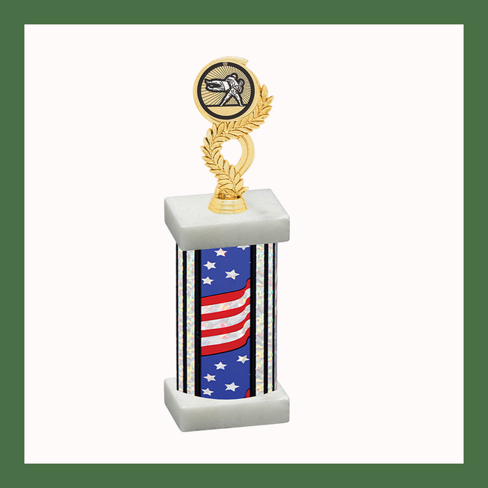 Martial Arts Mylar Column Trophy