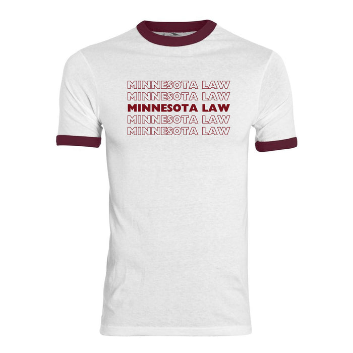 Minnesota Law - Unisex Ringer T-Shirt - ships directly from maker