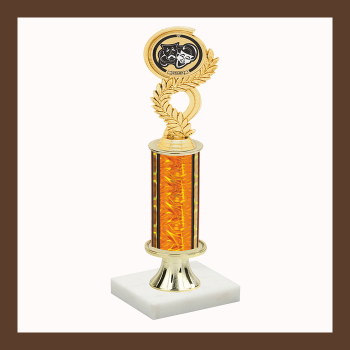 Music, Performing Arts, & Fine Arts Mylar Pedestal Trophy