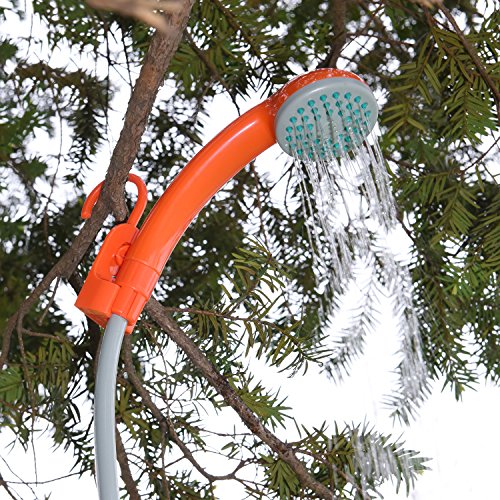 Portable Outdoor Shower with Rechargeable Battery-TopOnlineBargains.Com