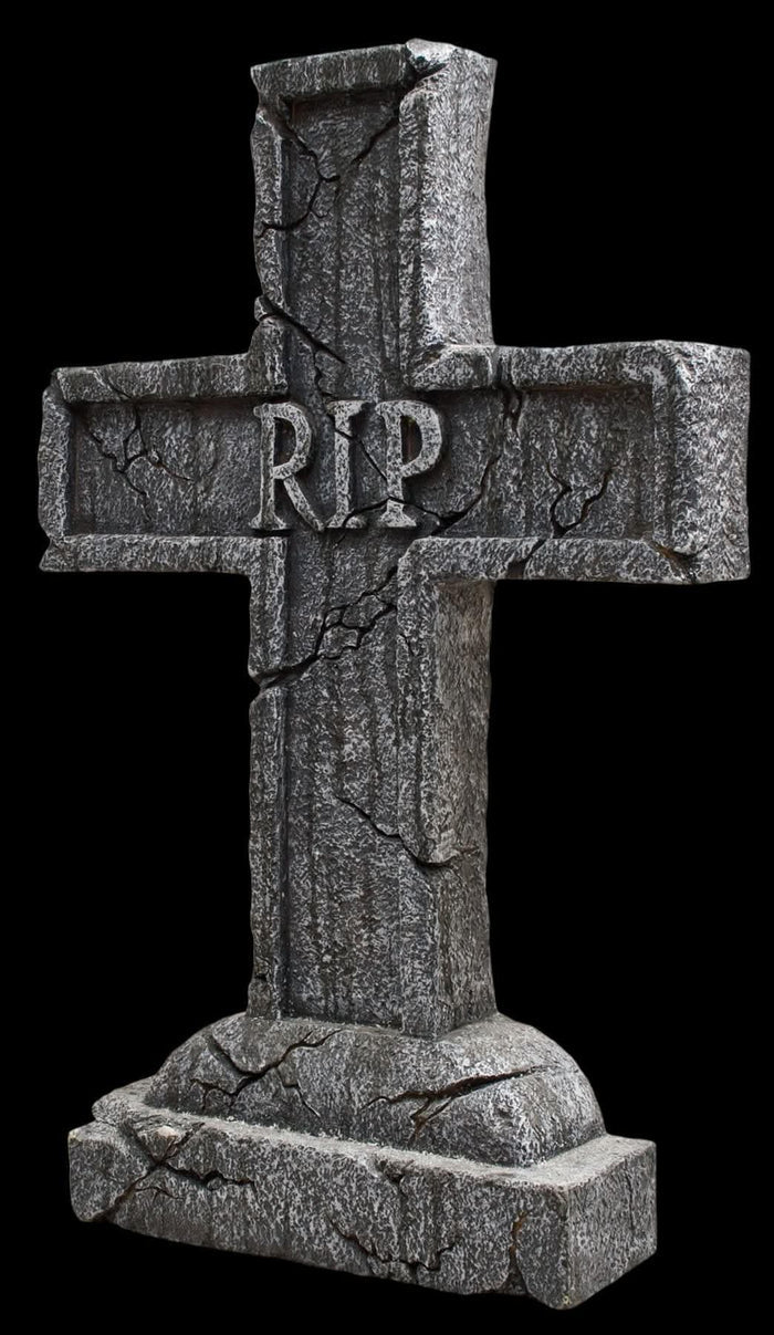 RIP Cross Tombstone