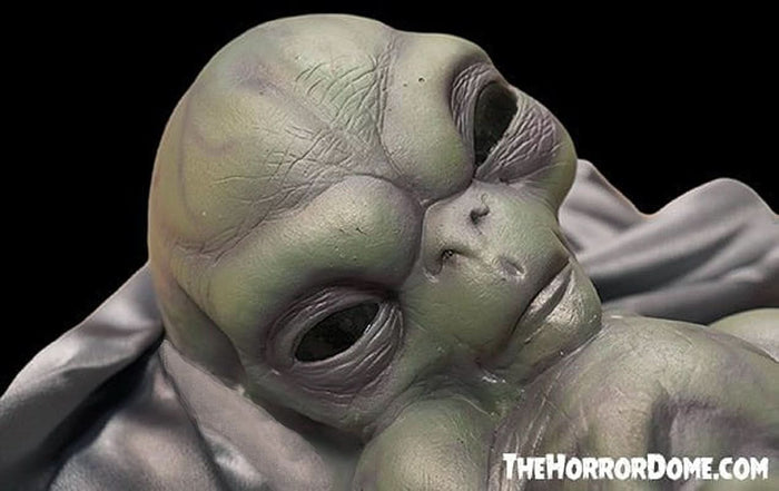 "Roswell Alien Baby Crash Victim" HD Exclusive Halloween Decoration