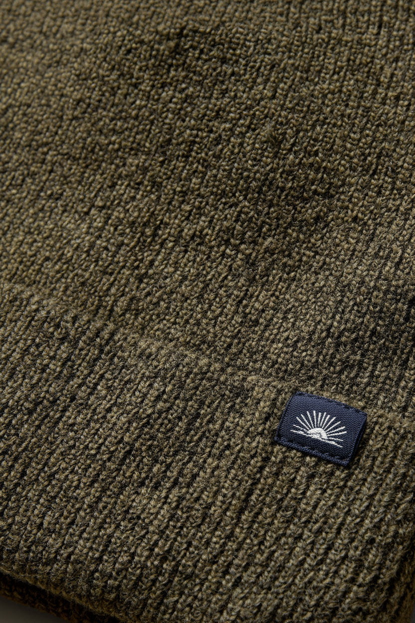 Jackson Beanie - Olive Heather